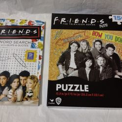 Friends TV Show New Jigsaw Puzzle And Word Search