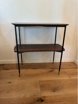 Sauder Harvey Park Side Table, Walnut Finish