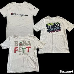 Sz 6 Champion , Star Wars , Boys It’s All Good I Got This Shirt Bundle