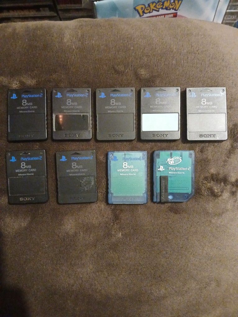 PS2 Memory Cards