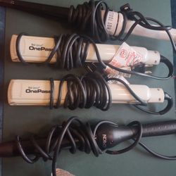 Hair Straighteners & Curlers From Aveda Salon. $10.00 for all 4.