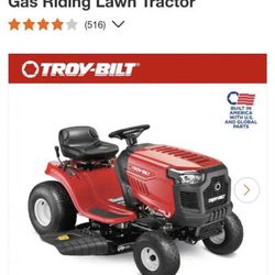 TROY BILT PONY 42IN 15.5 HP BRIGGS AND STRATTON 7/SPEED MANUAL DRIVE GAS RIDING LAWN TRACTOR