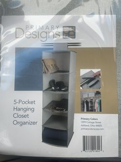 Primary Designs 5-Pocket Hanging Closet Organizer