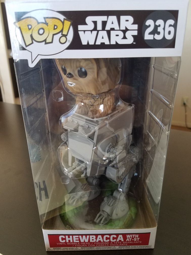 Funko Pop Chewie W/AT-ST Mint