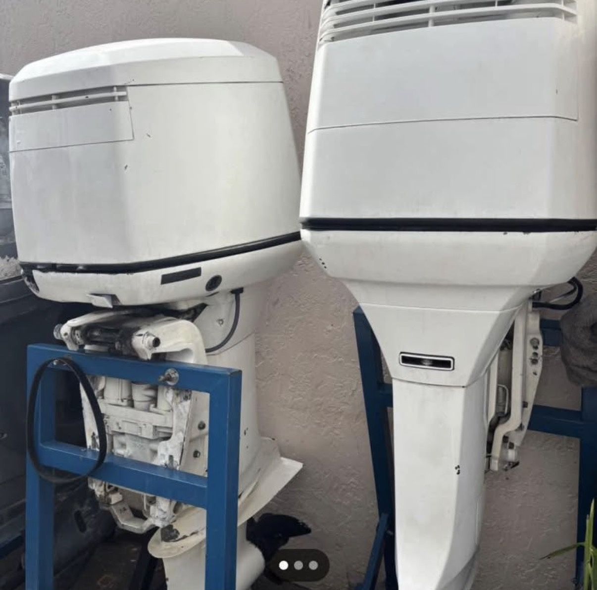 Twin Yamaha 250 0X66 2002with rigging and clocks ontrol: pareja de Yamaha (contact info removed) ox66 con todo