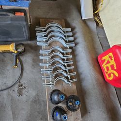 Clamps  6-  4" Clamps And. 4- 6" Clamps 