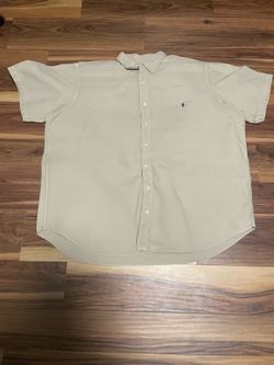 Tan Ralph Lauren button up