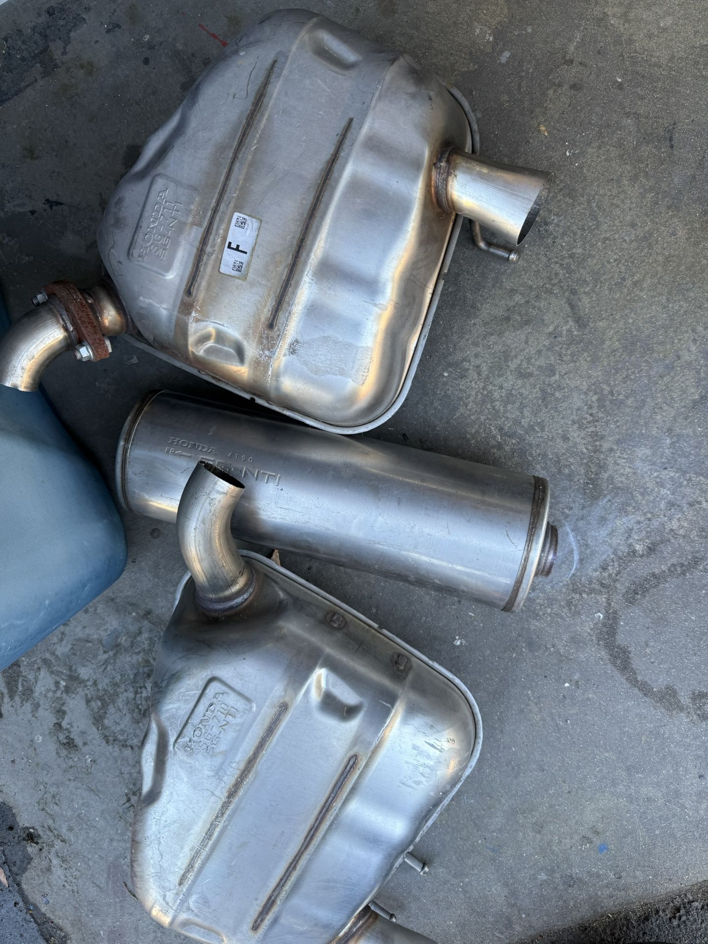 Kit Silenciador Y Mofle Doble Para Honda Civic 2016-2022