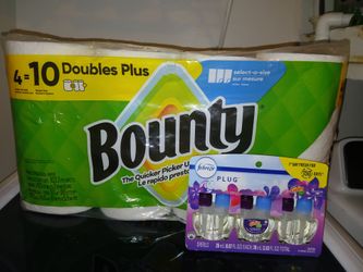 Bounty Select-A-Size Paper Towels 4 Double Plus Rolls