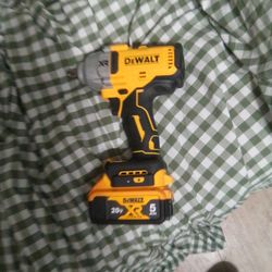 DeWalt 20v with a five amp battery and charger