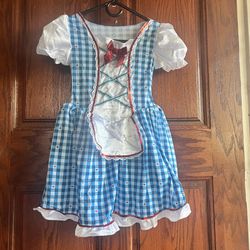 Girls Dorothy Costume Dress Size 8-10