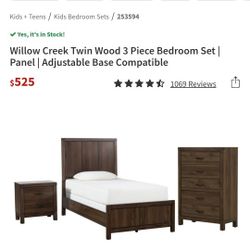 Wilson Creek Twin Bedroom Set