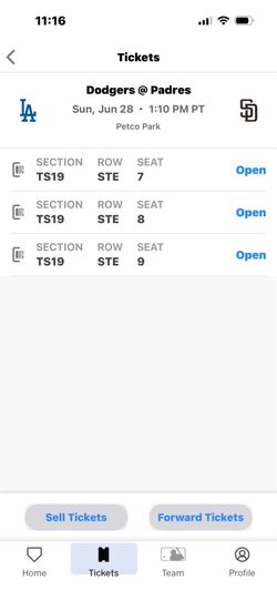 3 suite tickets to dodgers vs padres