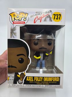 Funko Pop! Vinyl: Axel Foley (Mumford) #737 Holding Bananas New In Box