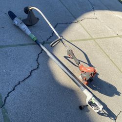 Echo Weed Eater And Electric Pole Saw