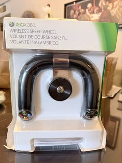 Xbox 360 Wireless Speed Wheel still in its original packaging