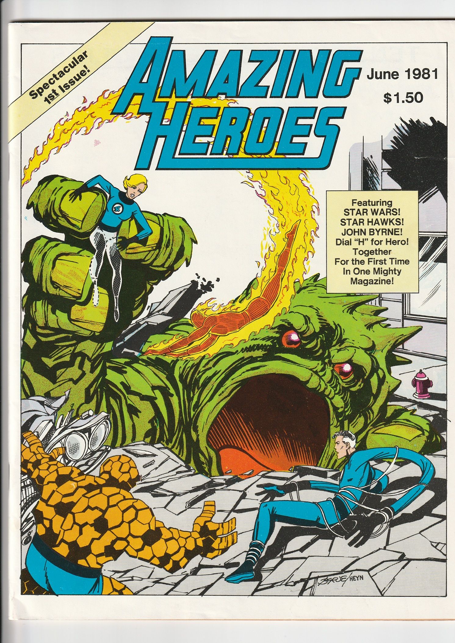 Amazing Heroes Issue 1 - 1981 (VF+) ($45 OBO)