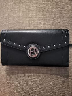 Franco Sarto Black Leather Wallet