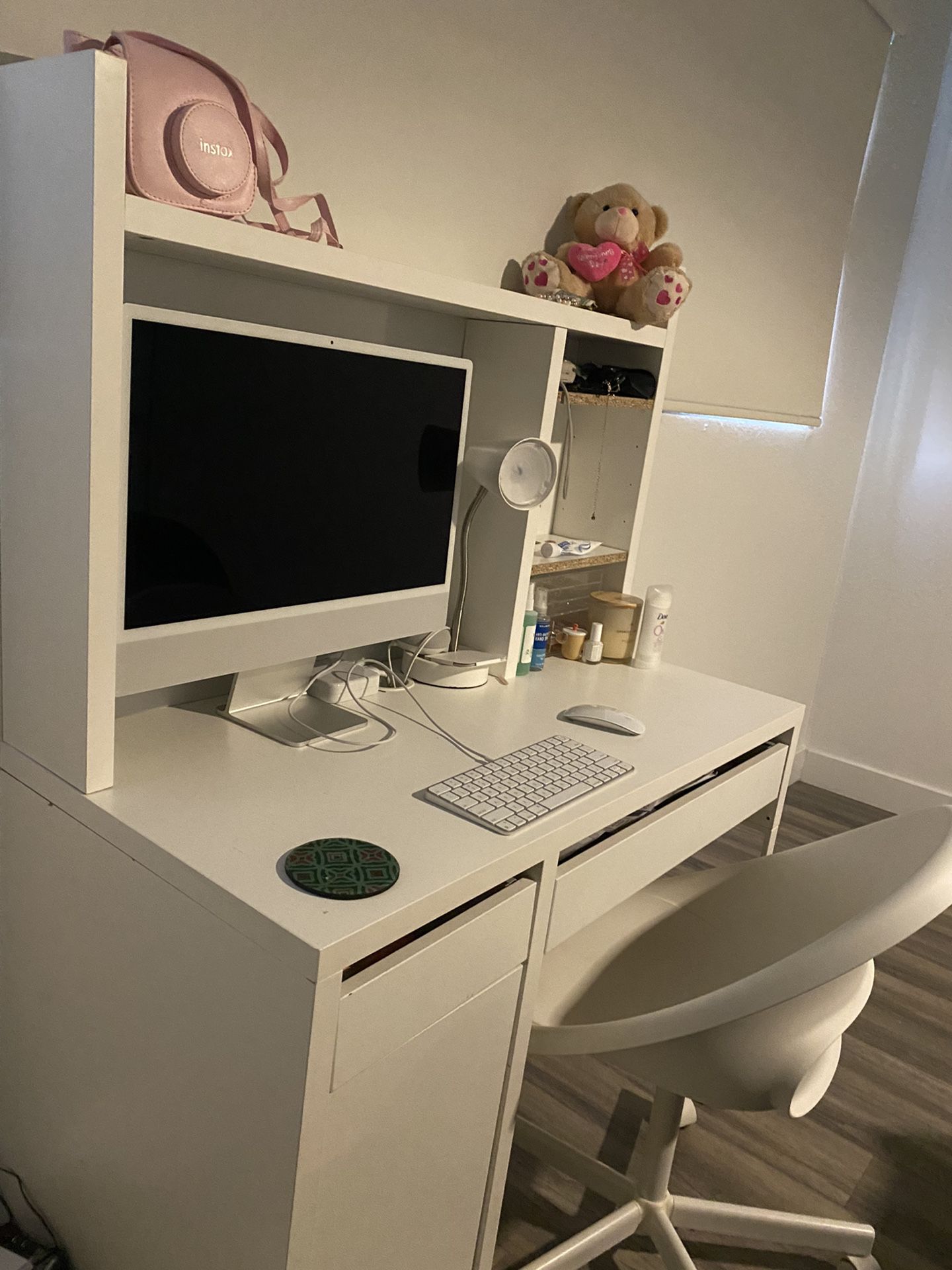 White Ikea Desk 