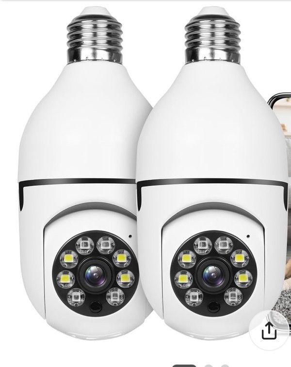 Upultra light bulb security cameras