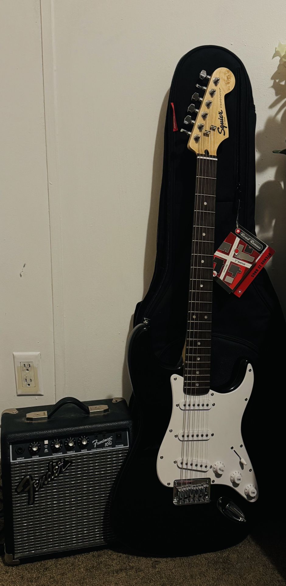 Electric Guitar And Amplifier Setup