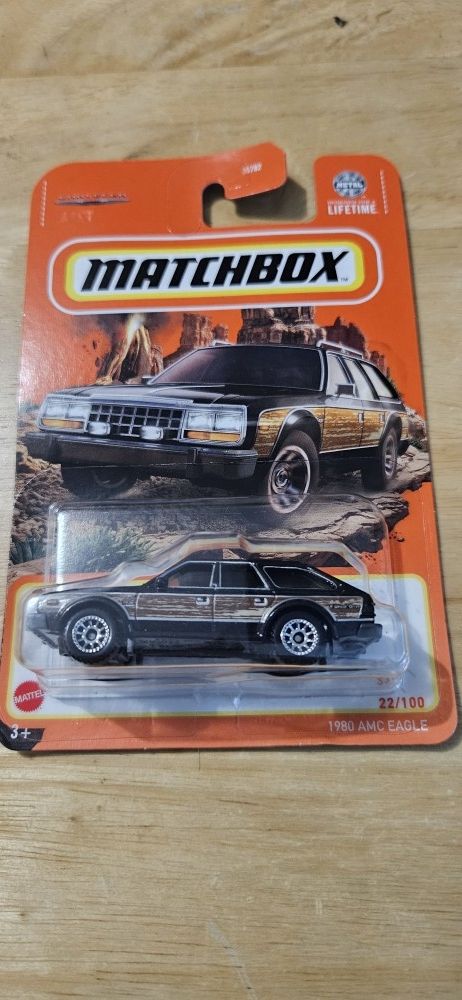 2/3 Matchbox 1980 AMC Eagle (Black)