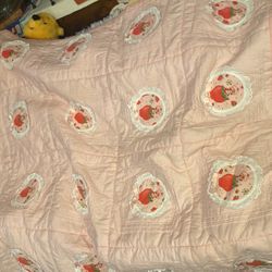 Strawberry Short Hand Made Quilt 