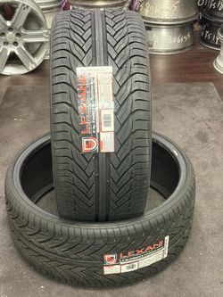 275/25/24 new tires Lexani Only two tires
