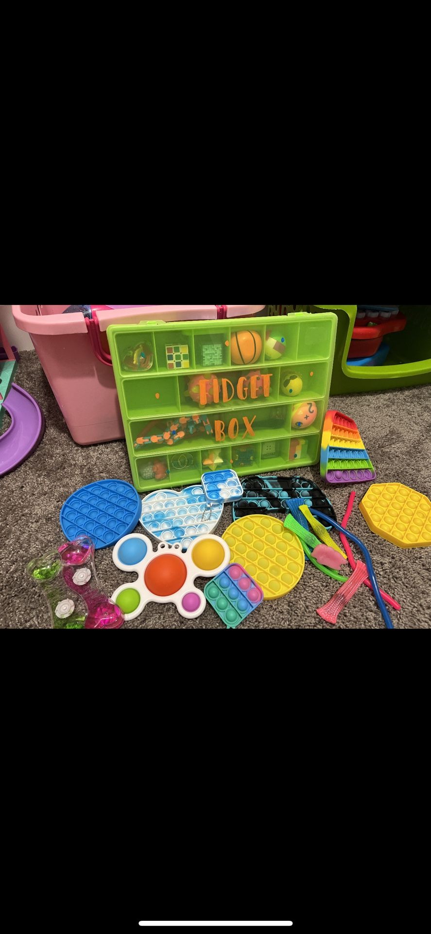 Fidgets And Fidget Box Over 30 Fidgets 