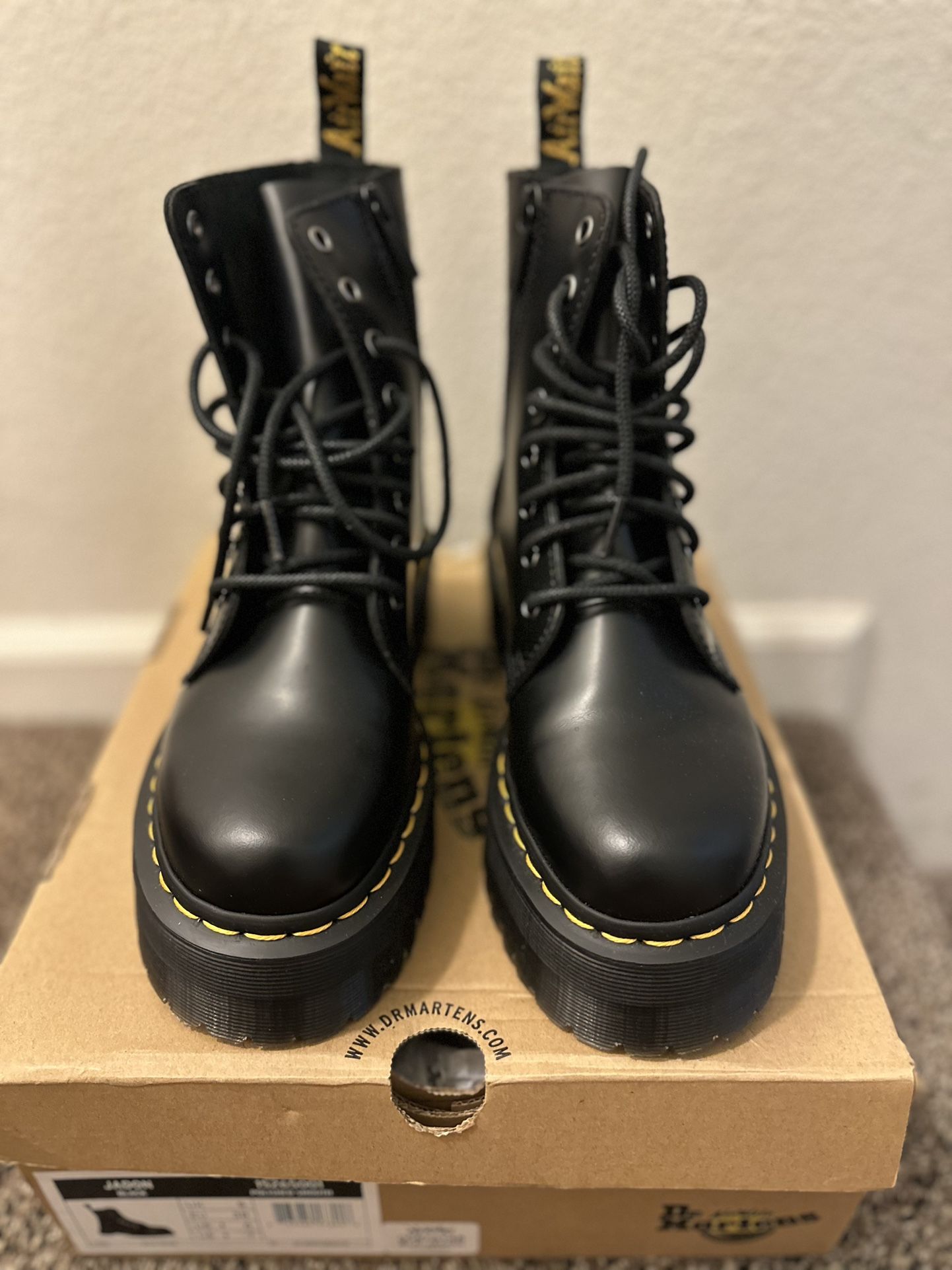 Dr Martens Black Jadon Platform Boot NEW