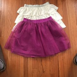 2girls Skirts 6/6x And 7/8 