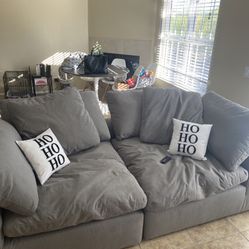 grey modular couch