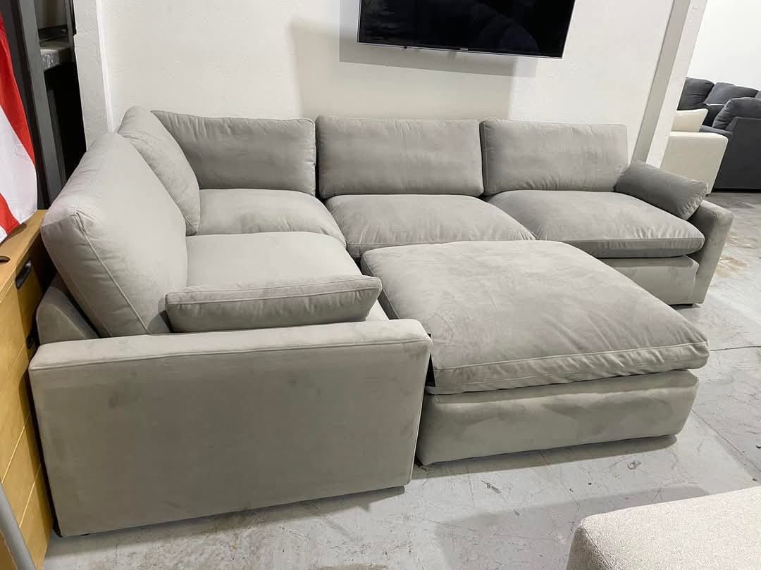 $55 Down Finance Reclining Sectional Sofa Loveseat Bedroom Set Queen/King Bed Dining Table Free Delivery Free Matress