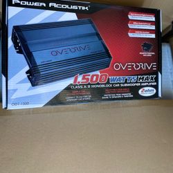 NEW POWER ACOUSTIK AMPLIFIER 1500W MAX 