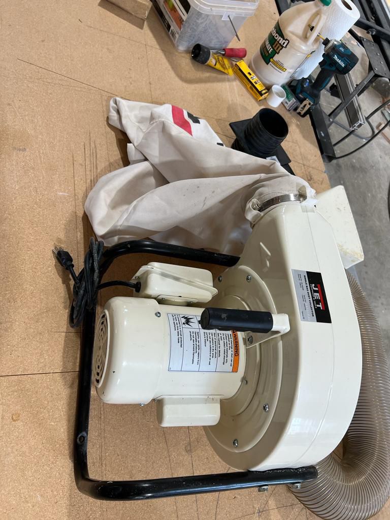 JET  1HP 650 cfm Portable Dust Collector