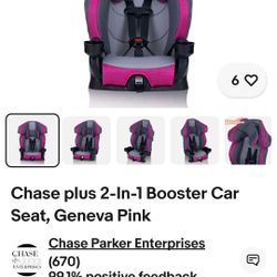 Chase Plus 2 In 1 Car Seat New