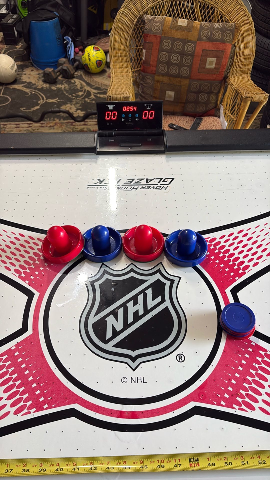 Air Hockey Table. 84” X 48”