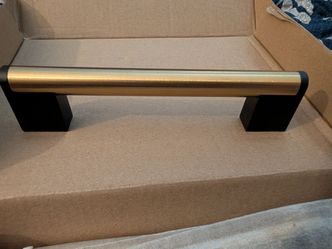 FULGENTE Golden Cabinet Pulls Brushed Brass Handles 5''