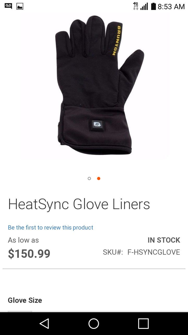 Heated gloves Brand New Rechargeable!