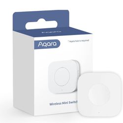 Aqara Wireless Mini Switch, 3-Way Button Control For Smart Home Devices.