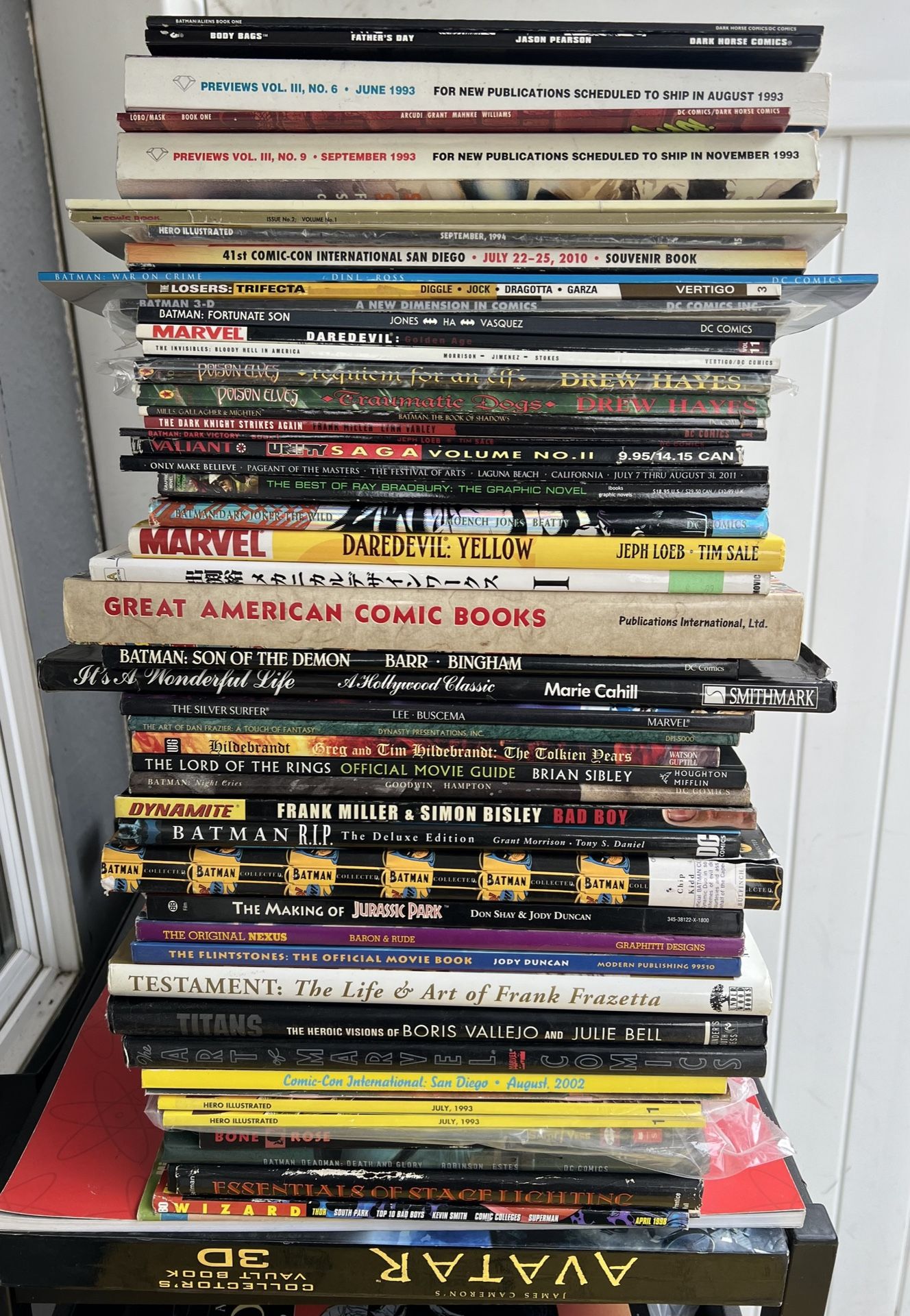 Vintage 80s 90s Comic Books Fantasy Art Magazines