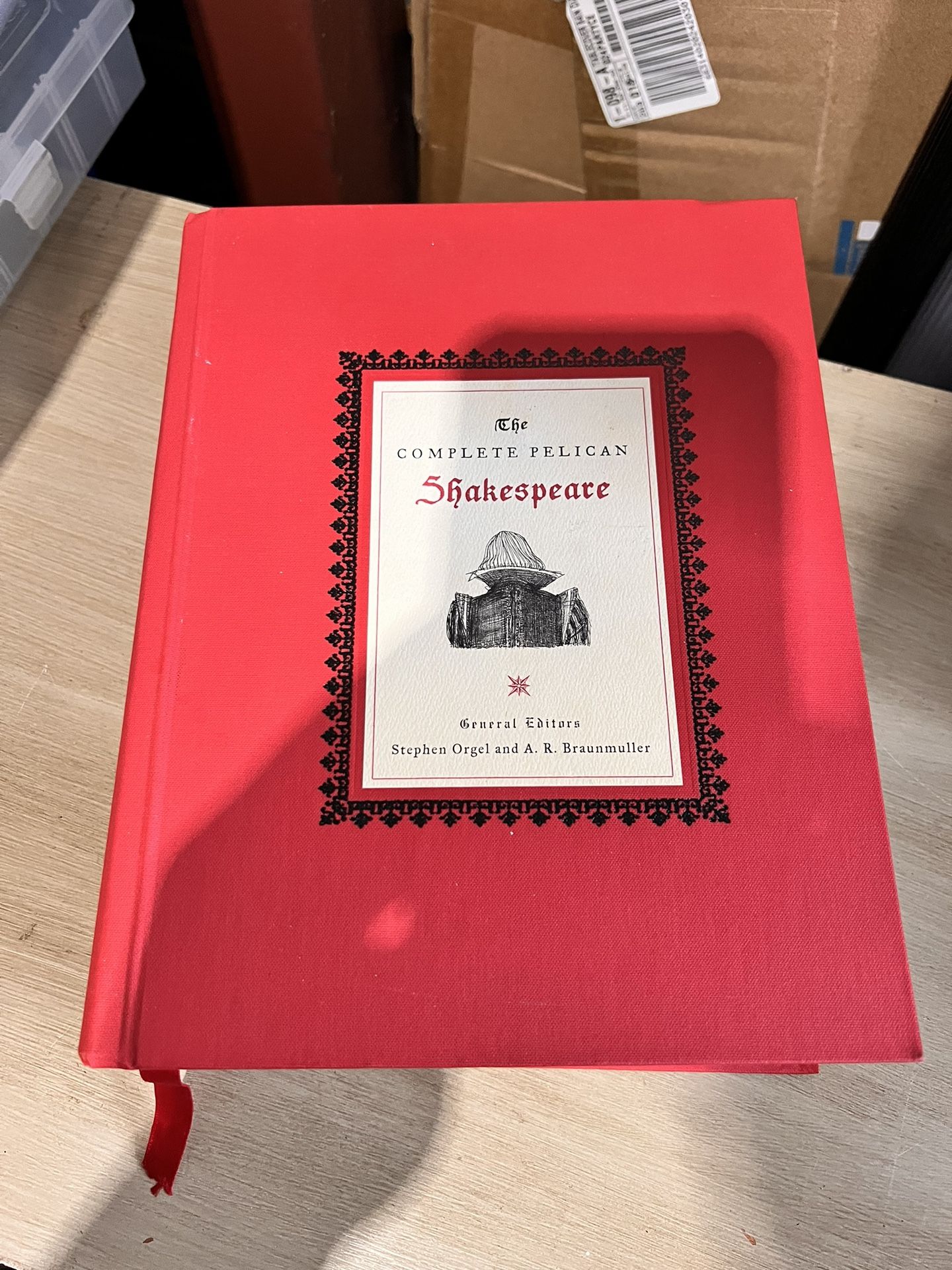 THE COMPLETE PELICAN SHAKESPEARE HARDCOVER BOOK 