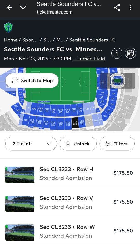 Sounders Playoff Game 11/3