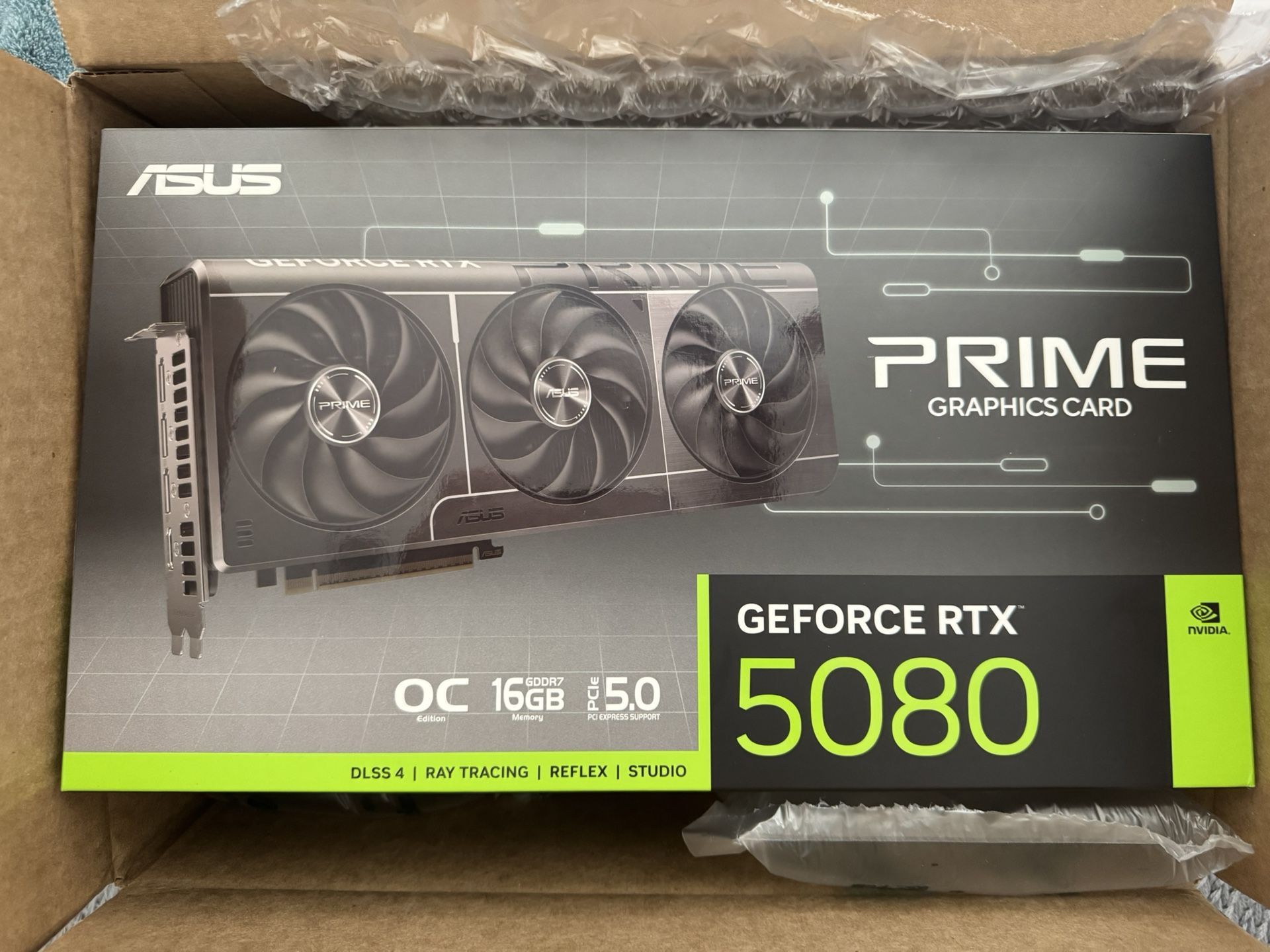 ASUS Nvidia RTX 5080 Prime OC Edition