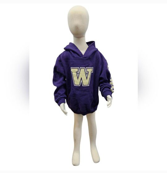 Champion Eco Authentic Size Small 6/7 UW Dawgs Hooded Jacket