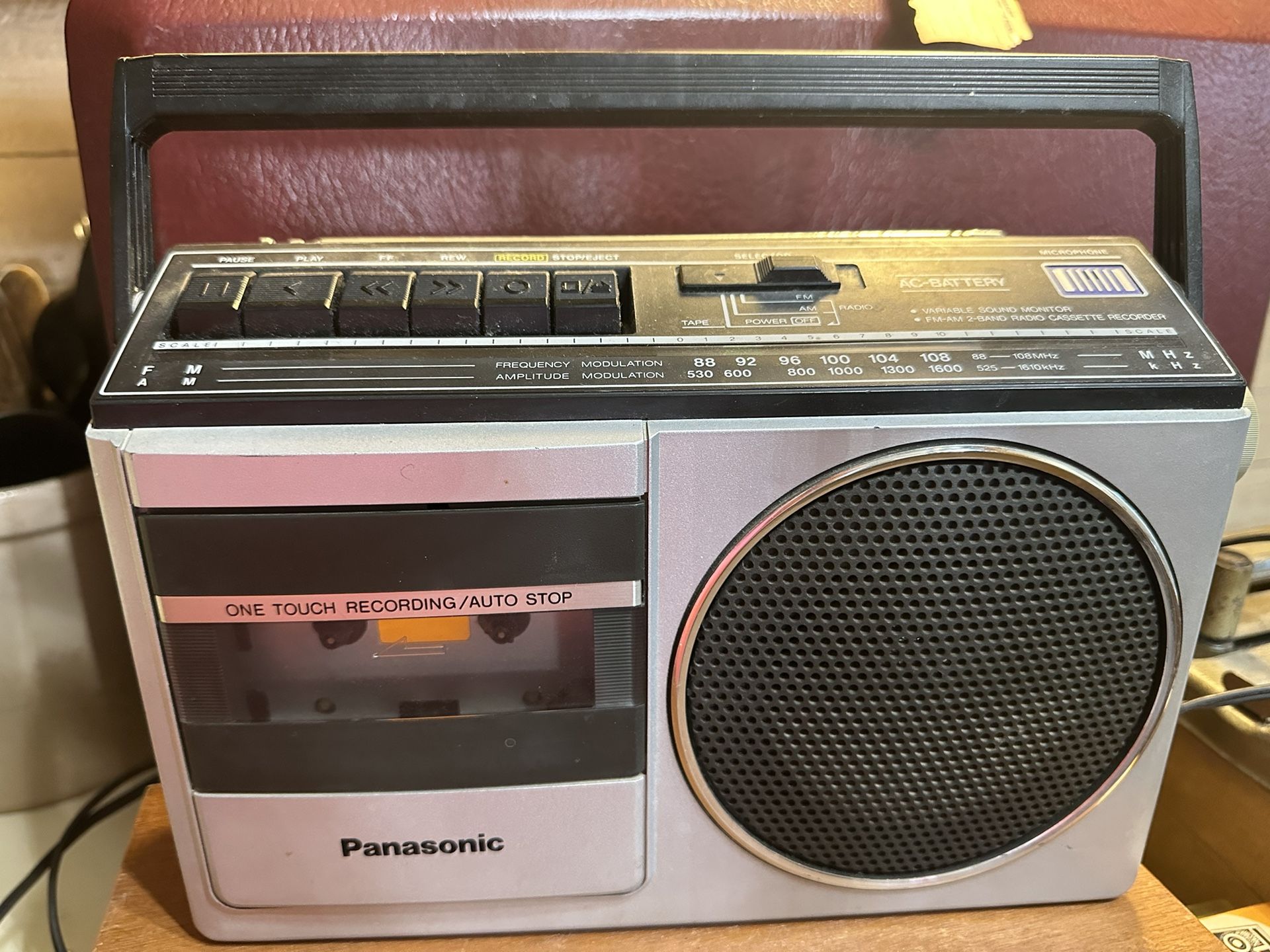 Old Tape And Radio Player