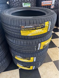 ✔️✅205/60/16 vendo set de llantas nuevas headway
