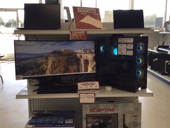 Gaming Computer with Monitor