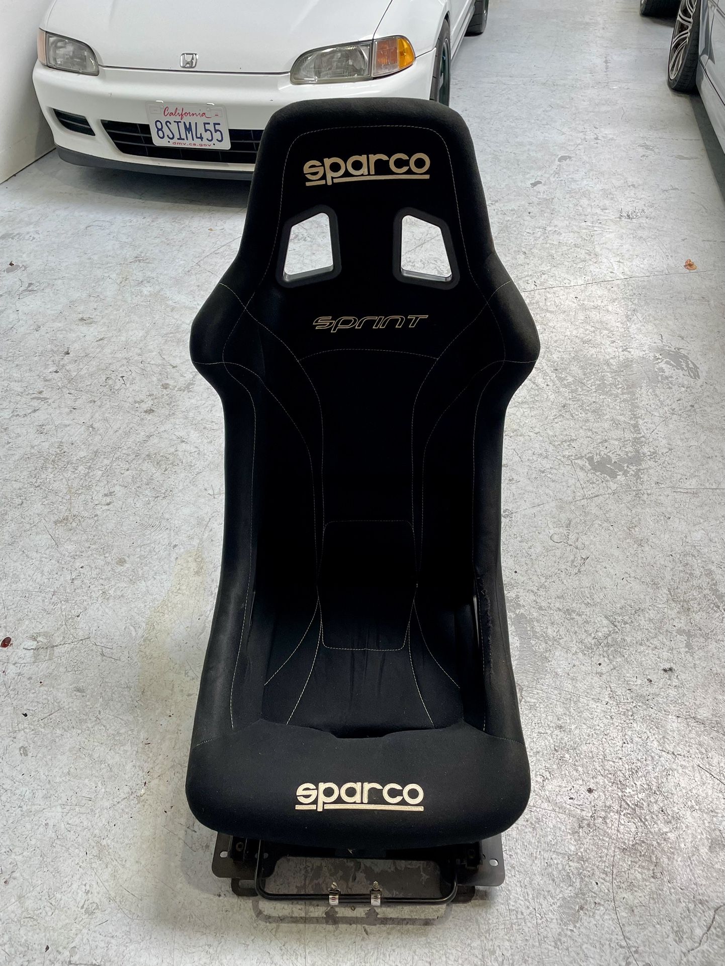 Sparco Sprint Bucket Seat W/ Rails & Sliders