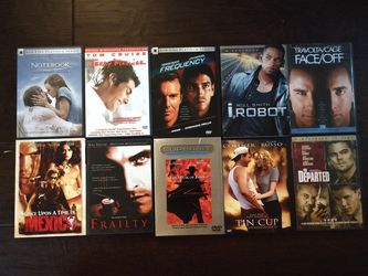 Large Lot (70+) of DVDs, Action/Adventure, Sci-fi, Comedy, Drama